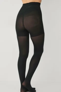 Ellos Collection Pushup 80 den-tights - medium støtte Push up Dull 80den^Dame Shaping|Strømpebukser