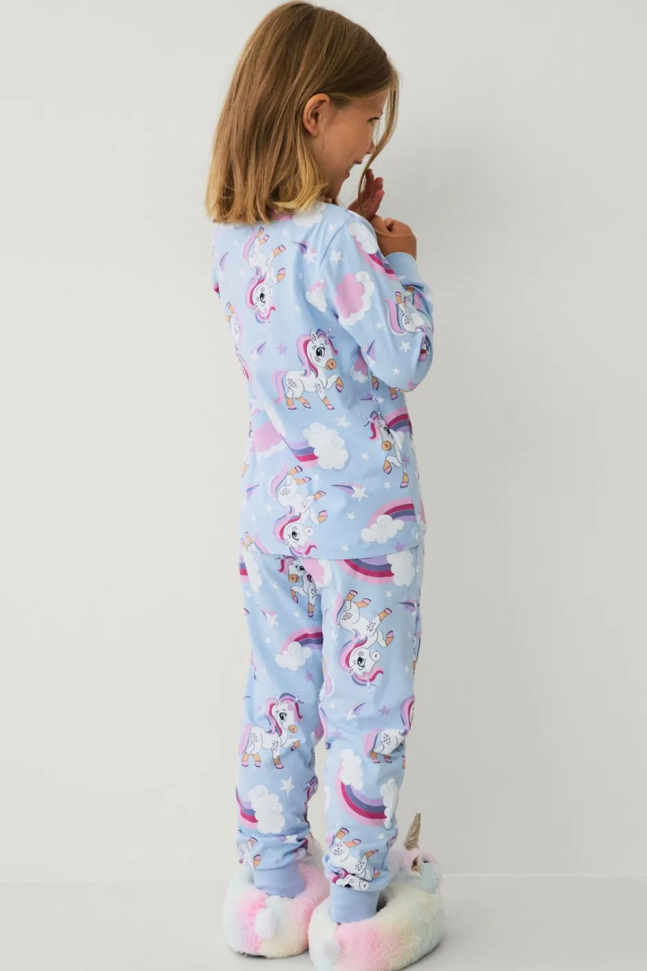 Ellos Collection Pyjamassæt i bomuldsjersey^Børn Nattøj & Homewear