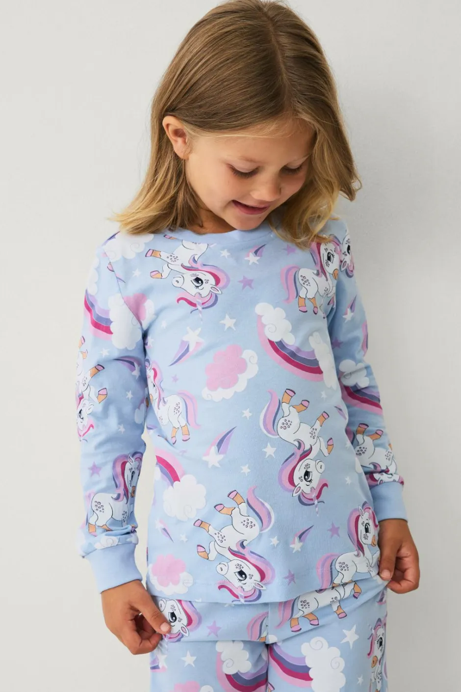 Ellos Collection Pyjamassæt i bomuldsjersey^Børn Nattøj & Homewear