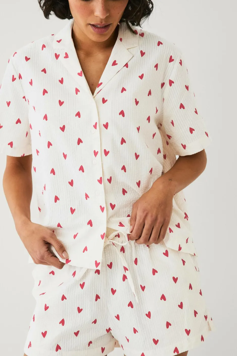Ellos Collection Pyjamas i seersucker^Dame Nattøj