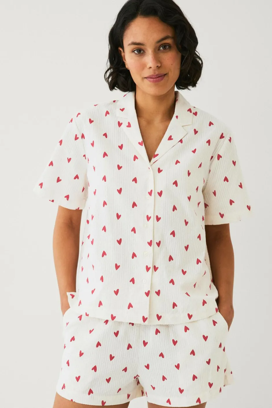 Ellos Collection Pyjamas i seersucker^Dame Nattøj