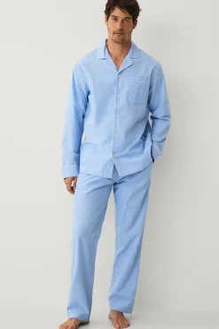Outlet Collection Pyjamassæt i bomuldsbatist 2 dele Nattøj & Homewear