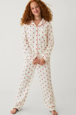 New Collection Pyjamassæt i seersucker Børn Nattøj & Homewear