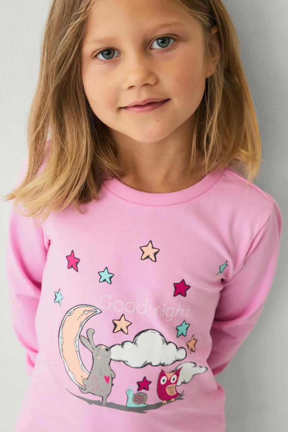 Ellos Collection Pyjamassæt i bomuldsjersey^Børn Nattøj & Homewear