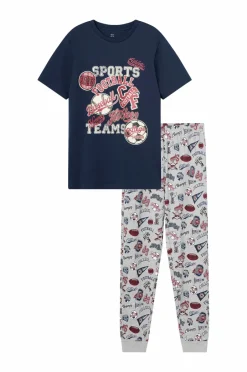 Hot Collection Pyjamassæt i bomuld Børn Nattøj & Homewear