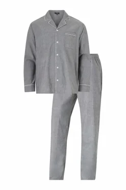 Outlet Collection Pyjamassæt i bomuldsbatist 2 dele Nattøj & Homewear
