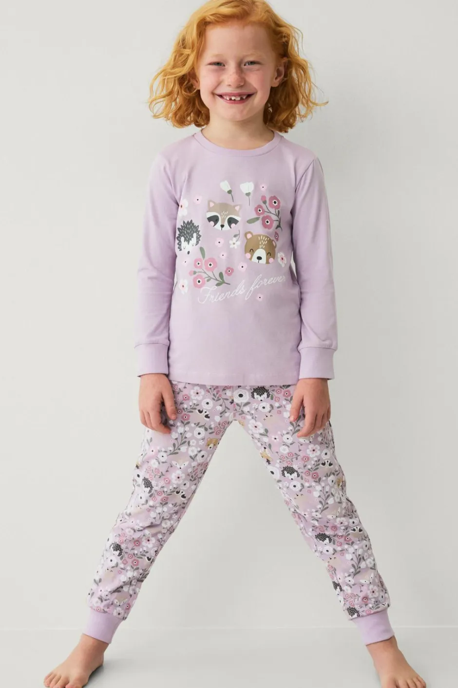 Ellos Collection Pyjamassæt i bomuldsjersey^Børn Nattøj & Homewear