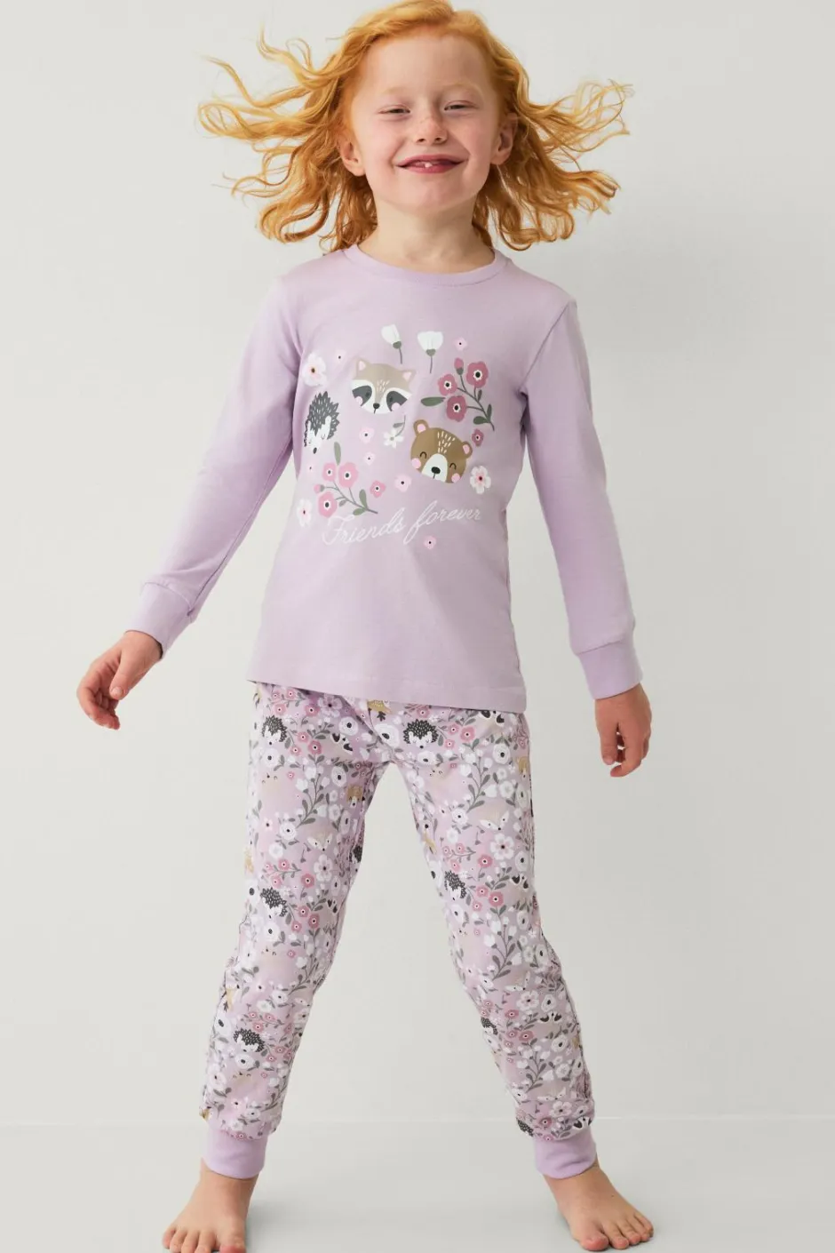 Ellos Collection Pyjamassæt i bomuldsjersey^Børn Nattøj & Homewear