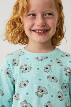 Ellos Collection Pyjamassæt i bomuldsjersey^Børn Nattøj & Homewear