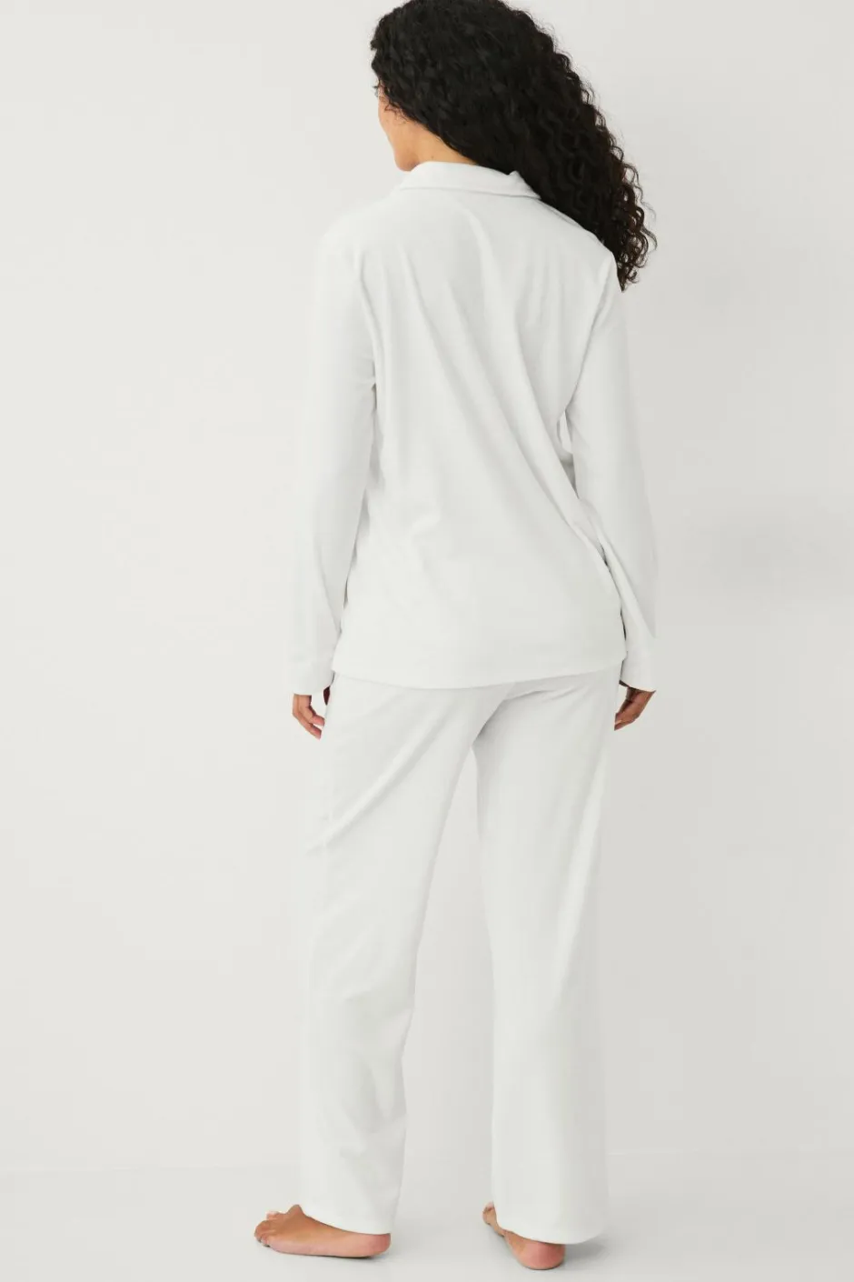 Ellos Collection Pyjamassæt i velour^Dame Nattøj