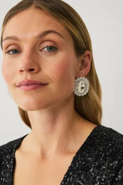 Clearance Collection Ørestikker med rhinstene Dame Smykker