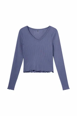 Ellos Collection Ribbet lounge-top^Børn Toppe & T-Shirts