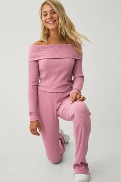 Hot Collection Ribbede leggings Børn Bukser & Leggings