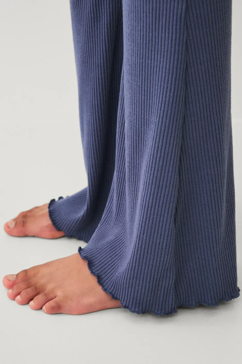 New Collection Ribbede afslappede bukser Børn Nattøj & Homewear|Bukser & Leggings