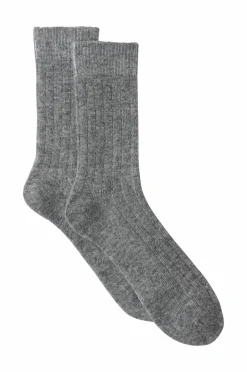 Discount Collection Ribbede uldstrømper 2-pak Undertøj