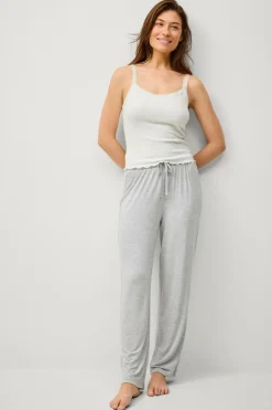 Sale Collection Ribbet undertrøje Dame Underkjoler & Chemiser|Loungewear & Homewear