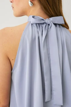 New Collection Ærmeløs bluse med dikkedarer Dame Skjorter & Bluser