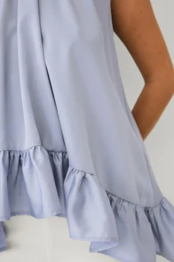 New Collection Ærmeløs bluse med dikkedarer Dame Skjorter & Bluser