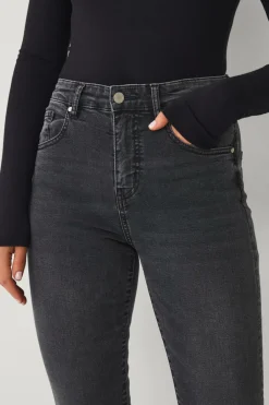 Hot Collection Skinny stretchjeans med høj talje Dame Jeans