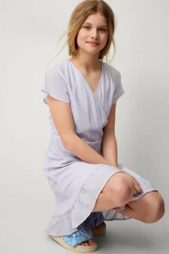 New Collection Slå-om kjole Sandy B Girl Børn Kjoler