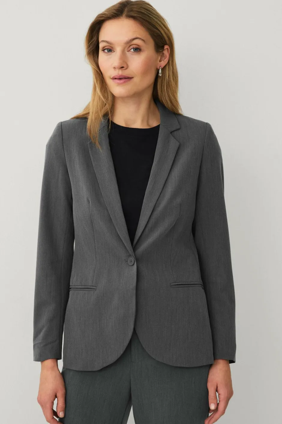 Ellos Collection Smal pasform habitjakke^Dame Blazere & Veste