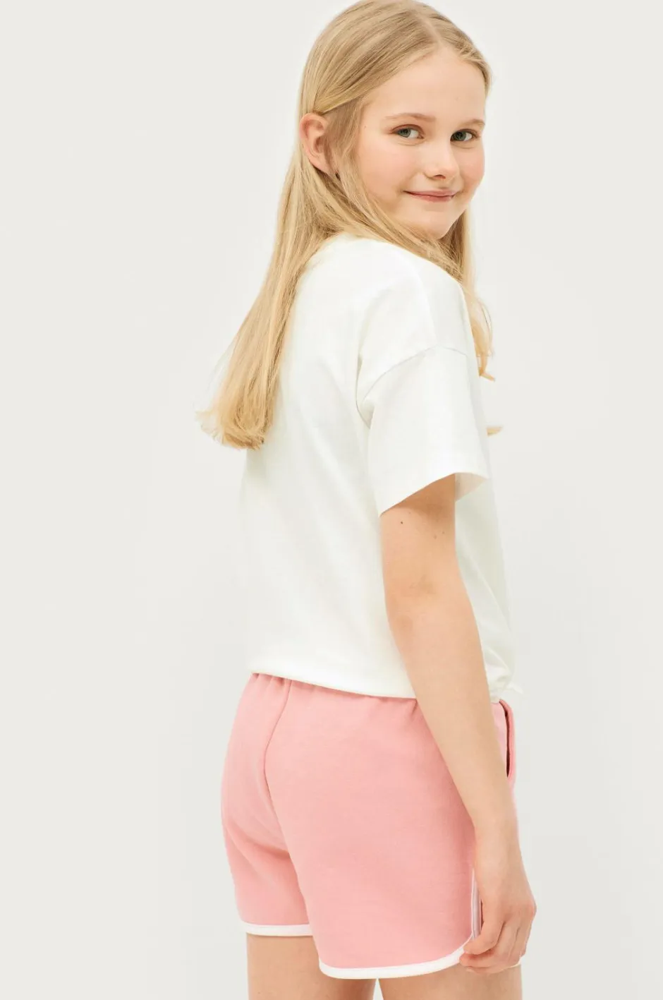 Hot Collection Sæt Nathalie med top og sweatshorts Børn Sæt Til Børn