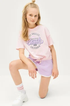 Ellos Collection Sæt Nathalie med top og sweatshorts^Børn Sæt Til Børn