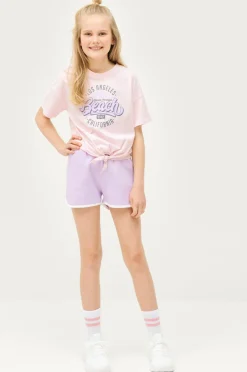 Ellos Collection Sæt Nathalie med top og sweatshorts^Børn Sæt Til Børn