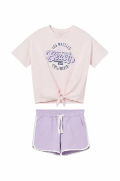 Ellos Collection Sæt Nathalie med top og sweatshorts^Børn Sæt Til Børn