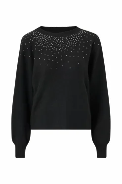 Ellos Collection Strikket Pullover med rhinstene^Dame Trøjer & Cardigans