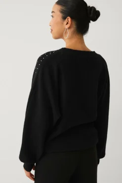 Ellos Collection Strikket Pullover med rhinstene^Dame Trøjer & Cardigans