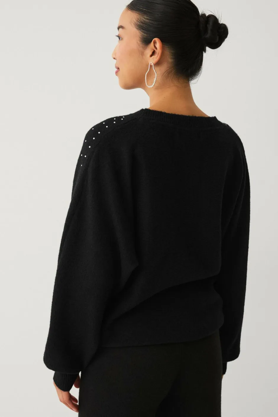 Ellos Collection Strikket Pullover med rhinstene^Dame Trøjer & Cardigans