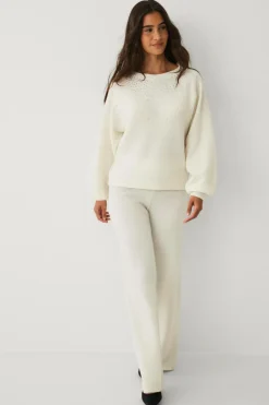Ellos Collection Strikket Pullover med rhinstene^Dame Trøjer & Cardigans