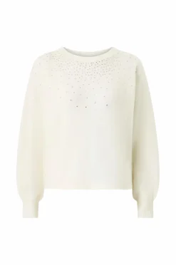 Ellos Collection Strikket Pullover med rhinstene^Dame Trøjer & Cardigans