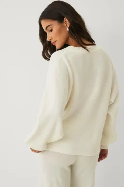 Ellos Collection Strikket Pullover med rhinstene^Dame Trøjer & Cardigans