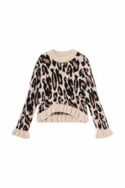 Ellos Collection Strikket trøje med flæser^Børn Trøjer & Cardigans