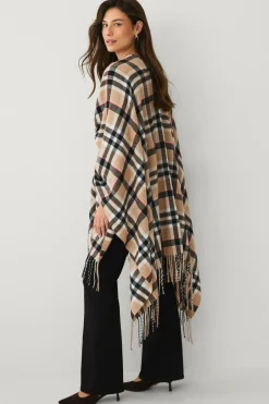 Ellos Collection Strikket poncho^Dame Trøjer & Cardigans