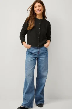 Hot Collection Strikket cardigan Dame Basistøj|Trøjer & Cardigans