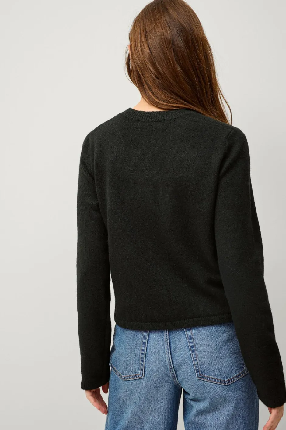 Hot Collection Strikket cardigan Dame Basistøj|Trøjer & Cardigans