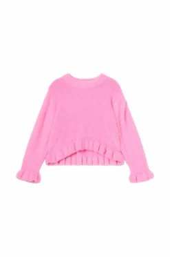 Sale Collection Strikket trøje med flæser Børn Trøjer & Cardigans