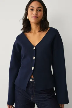 Online Collection Strikket jakke Dame Blazere & Veste