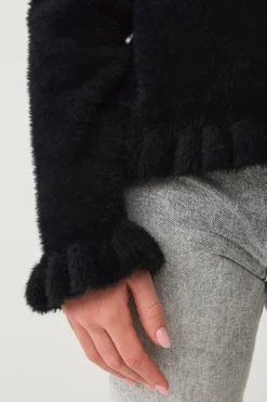 Best Collection Strikket trøje med flæser Børn Trøjer & Cardigans