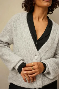 Ellos Collection Strikket cardigan af høj kvalitet^Dame Trøjer & Cardigans