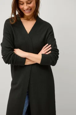 Online Collection Strikket maxi-cardigan Dame Trøjer & Cardigans