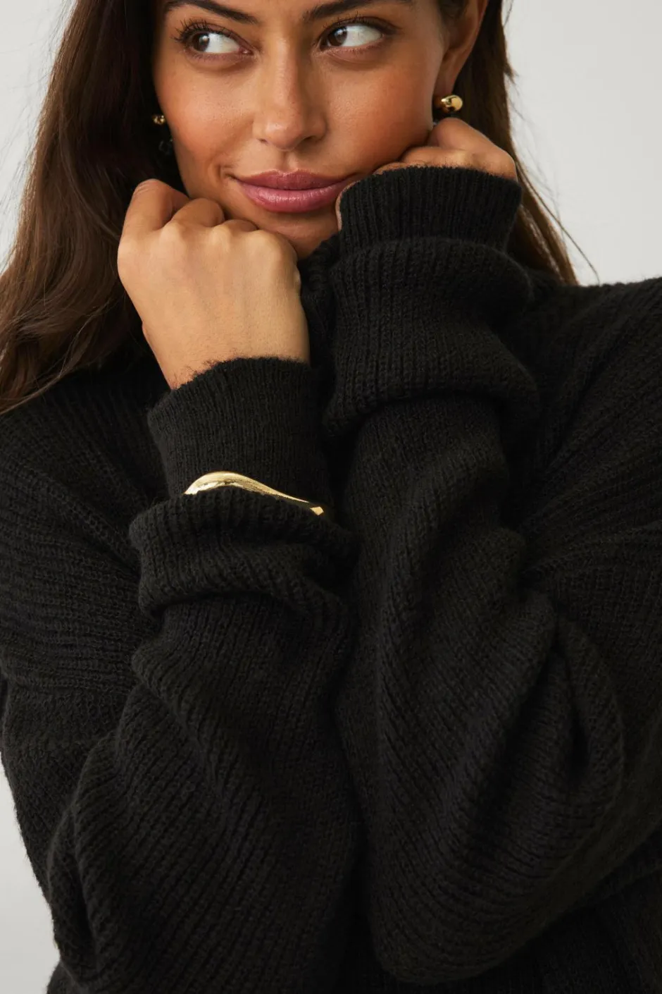 Ellos Collection Strikket turtleneck trøje^Dame Trøjer & Cardigans
