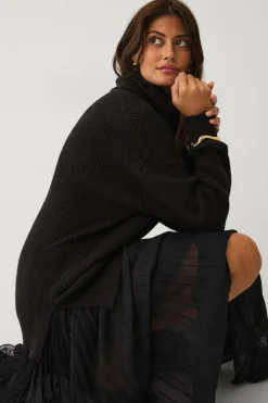 Ellos Collection Strikket turtleneck trøje^Dame Trøjer & Cardigans