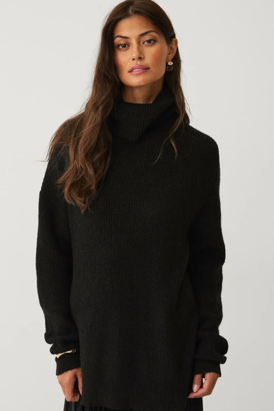 Ellos Collection Strikket turtleneck trøje^Dame Trøjer & Cardigans