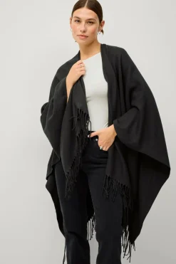 Discount Collection Strikket poncho Dame Trøjer & Cardigans
