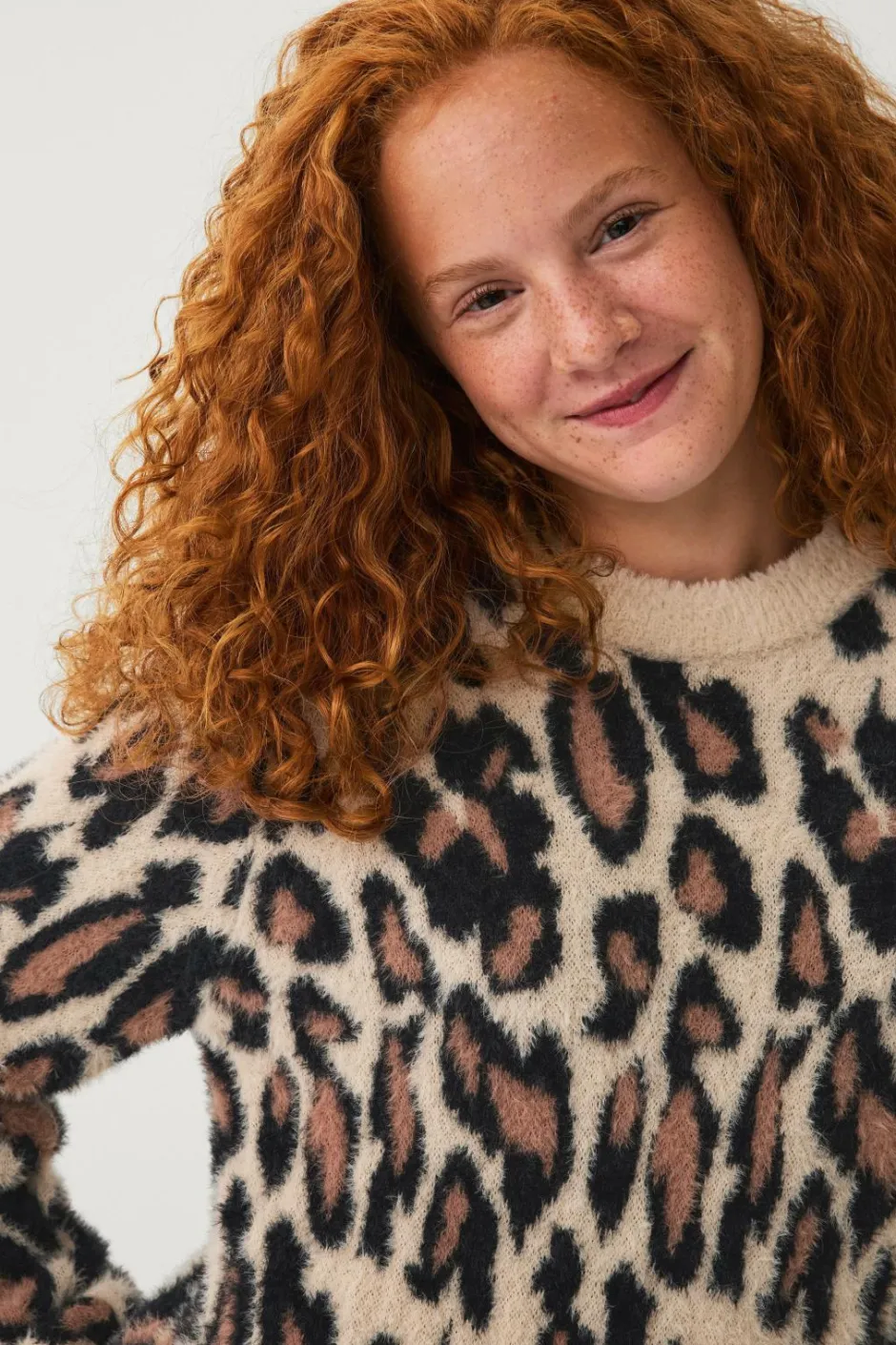 Ellos Collection Strikket trøje med flæser^Børn Trøjer & Cardigans