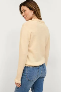 Ellos Collection Strikket trøje med flæsedetaljer^Dame Trøjer & Cardigans